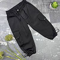 Штани Карго дитячі Organic Cotton Чорний