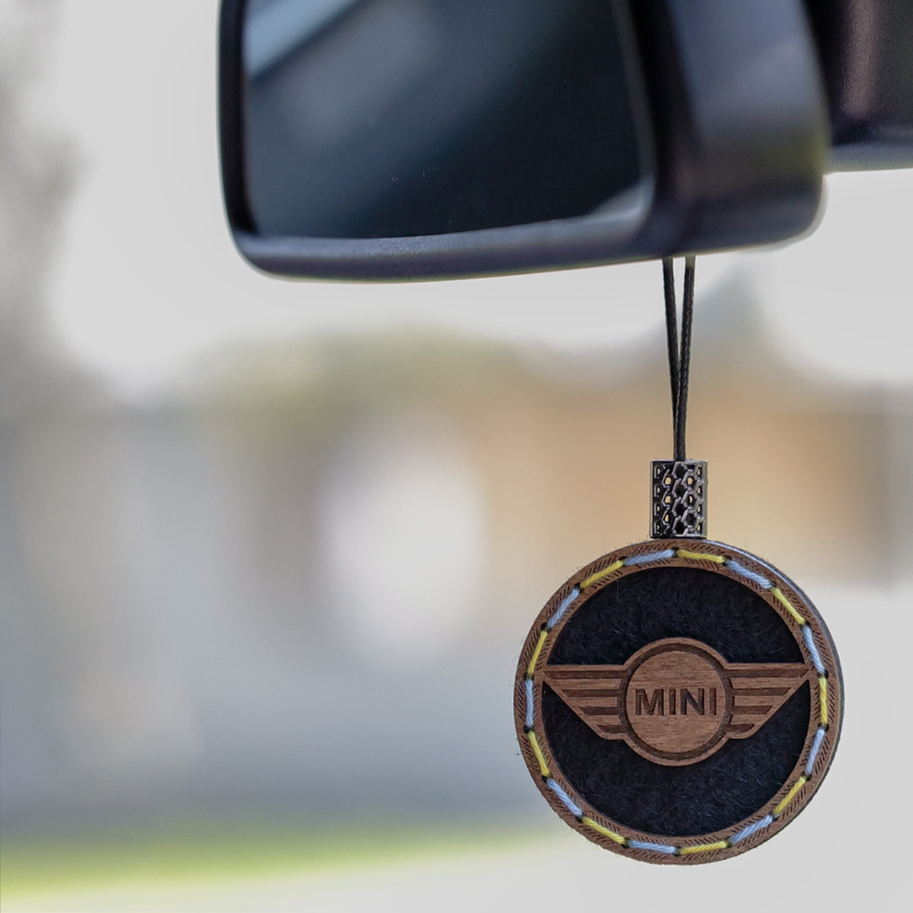 Ароматизатор дерев'яний в машину Mini ручної роботи, 6 см., фото 1