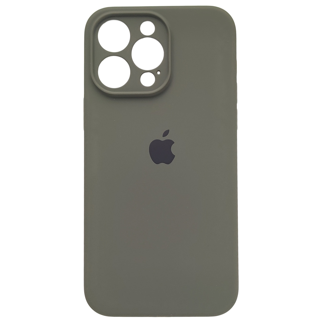 Чохол Silicone Full Camera для Apple iPhone 14 Pro Dark Olive