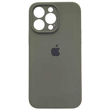 Чохол Silicone Full Camera для Apple iPhone 14 Pro Max Dark Olive