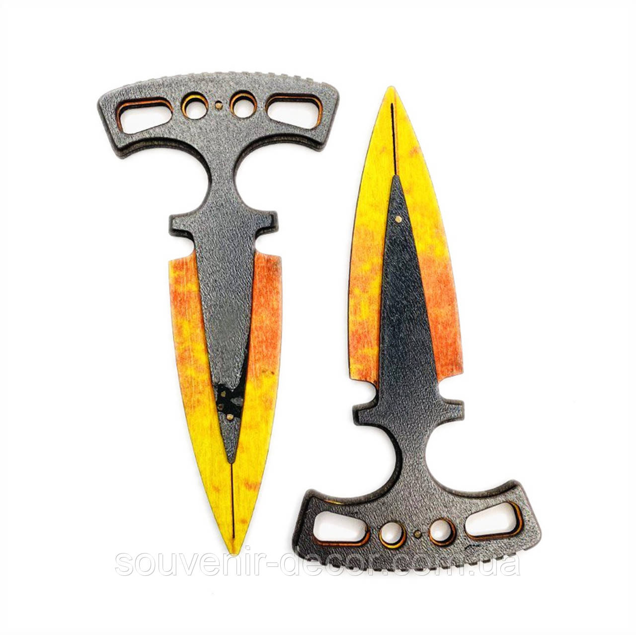 Дерев'яні Дитячі Ножі Тичковi MOLTEN з STANDOFF 2, іграшкова зброя, фото 1