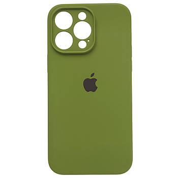 Чохол Silicone Full Camera для Apple iPhone 14 Pro Max Army Green
