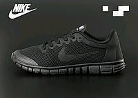 Кросівки чоловічі чорні Nike Free Run 3,0