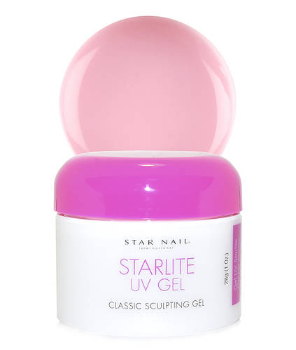 Гель Star Nail UV Starlite Gel Pink моделирующий розовый, 28 г (ID ...