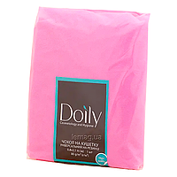 Чохол на кушетку з гумкою універсальний Doily® 0,8х2,1 м (1 шт./пач) зі спанбонду 80 г/м2, рожевий