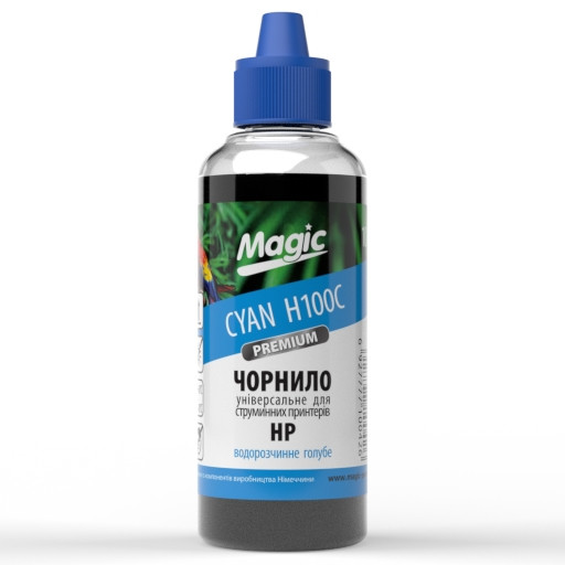 Чорнило універсальне HP Cyan H100C голубе Magic