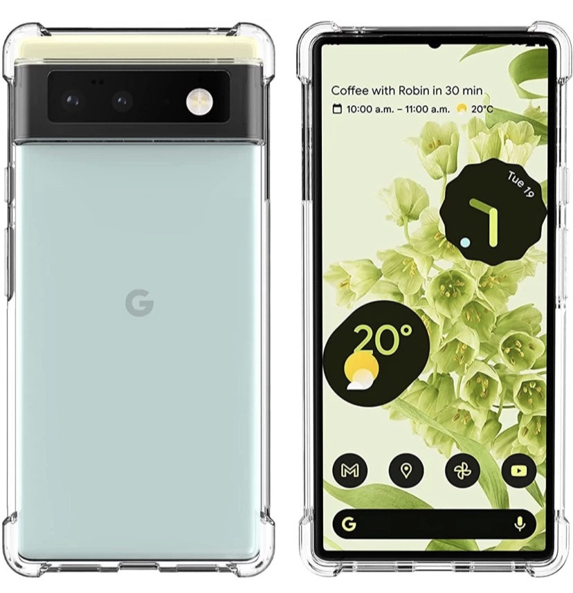 Протиударний прозорий чохол для Google Pixel 6 Pro