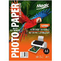 Глянцевий фотопапір самоклеючий Magic A4 135 грам (50 аркушів) Superior Папір клейкий глянсовий