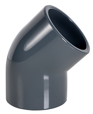 Коліно 45°/50мм, PN16, Fitvalf 133205, фото 1