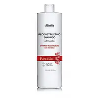 Восстанавливающий шампунь с кератином 1000 мл, Mirella Hair Care Reconstructing Shampoo Keratin