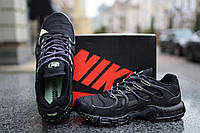 Мужские кроссовки Nike Air Max TN Terrascape Plus Black Green (Черные с зеленым) Обувь Найк Аир Макс Плюс Деми