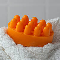 МАСАЖНЕ АНТИЦЕЛЮЛІТНЕ МИЛО З ЛЮФОЮ ORANGE PEEL SCRUB — АПЕЛЬСИН, фото 4