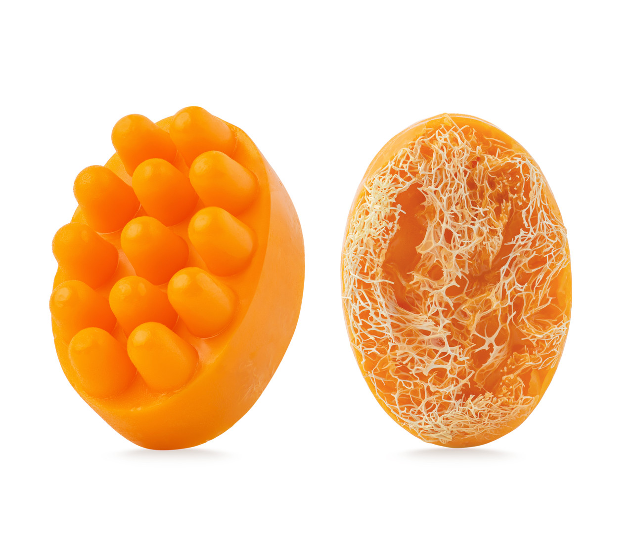 МАСАЖНЕ АНТИЦЕЛЮЛІТНЕ МИЛО З ЛЮФОЮ ORANGE PEEL SCRUB — АПЕЛЬСИН