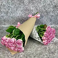 Роза Розовая 60см 21шт