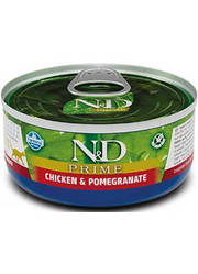 Farmina N&D GF Prime Adult Cat Chicken & Pomegranate Вологий корм для котів, курка та гранат 70г