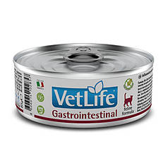 Farmina VetLife Gastrointestinal Консервований корм-дієта для котів і кішок при порушенні травлення, курка 85г