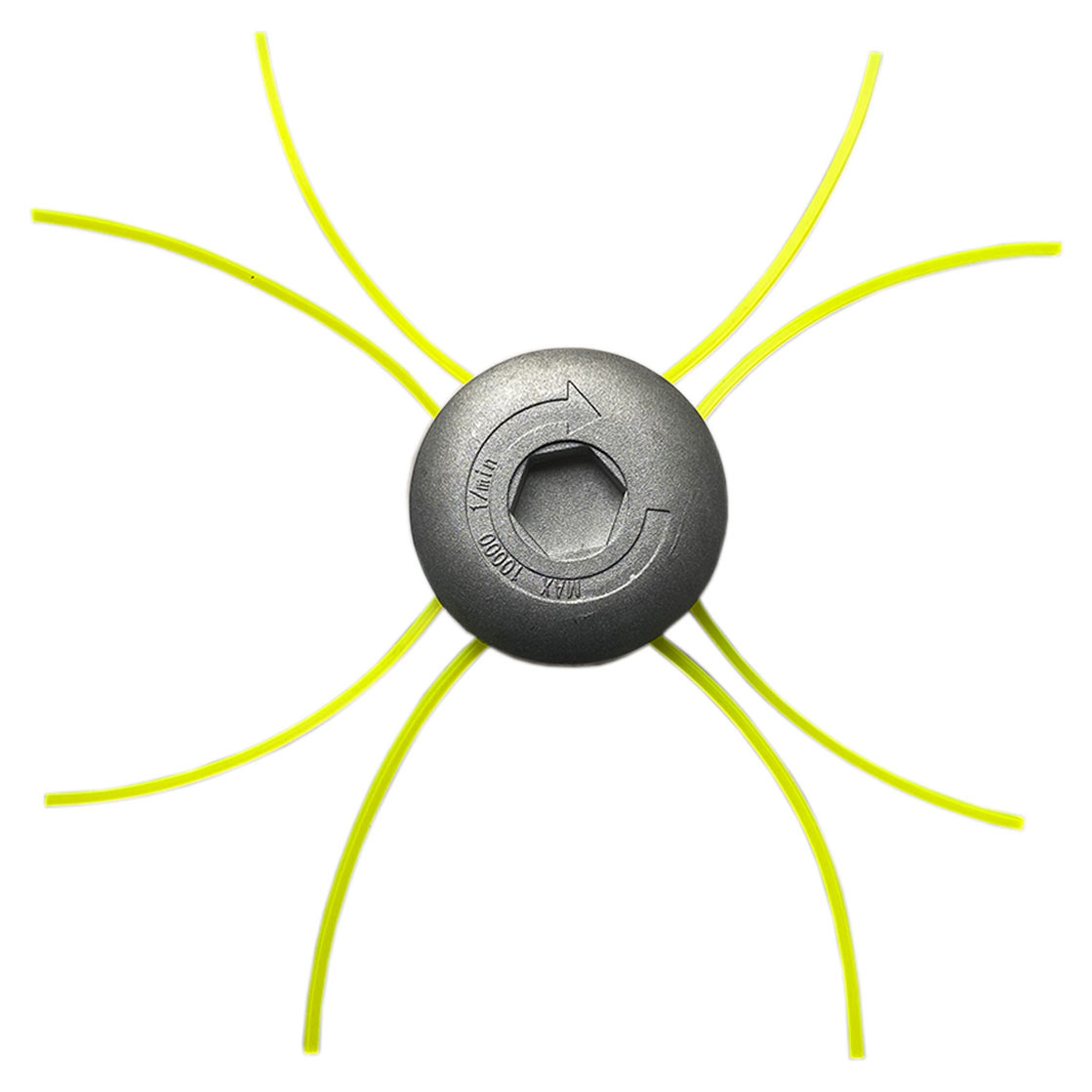 Косильна головка "Краб" алюмінієва 8 виходів під жилку 4 мм для тримера та мотокоси, фото 1