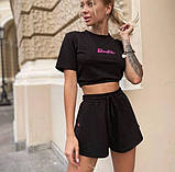 Жіночий прогулянковий костюм з принтом Barbie, фото 3