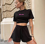 Жіночий прогулянковий костюм з принтом Barbie, фото 4