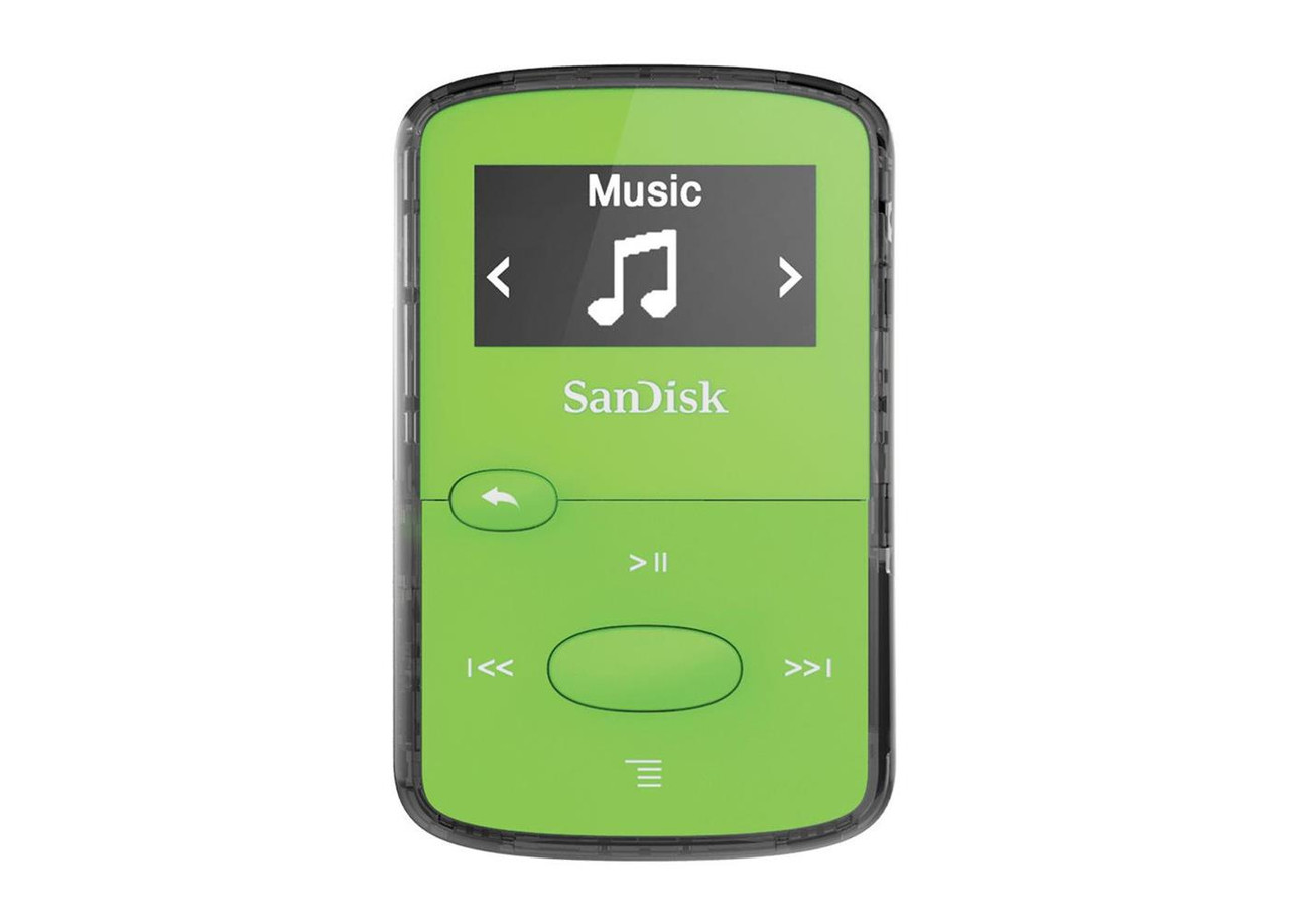 Компактний MP3 плеєр Sandisk Sansa Clip Jam Green 8GB (SDMX26-008G-G46G)