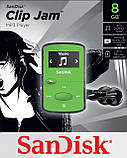 Компактний MP3 плеєр Sandisk Sansa Clip Jam Green 8GB (SDMX26-008G-G46G), фото 2