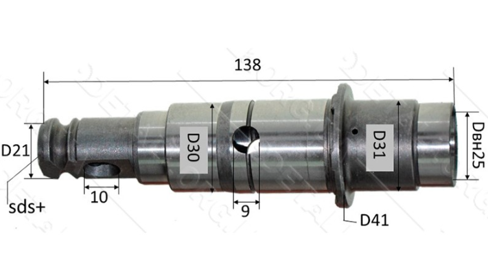 Дуло перфоратора Makita 2470 голий оригінал, фото 1