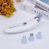 Вакуумный аппарат для чистки пор Derma Suction для очиститель пор лица со сменными насадками 2 режима