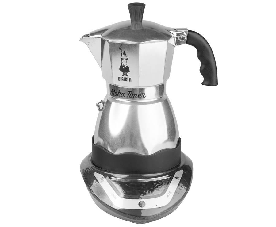 Кавоварка гейзерна електрична Bialetti Moka Timer (3cups), фото 1
