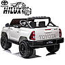 Дитячий електромобіль на акумуляторі Джип Toyota Hilux M 4919 на радіокеруванні дітей 3-8 років білий, фото 4