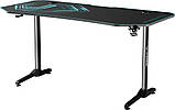 Геймерський ігровий стіл Ultradesk Frag XXL Blue, фото 5