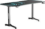 Геймерський ігровий стіл Ultradesk Frag XXL Blue, фото 10