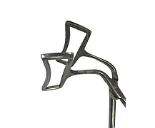 П-1 Пінцет закритий вигнутий для взяття слизової губи 125 мм., фото 4