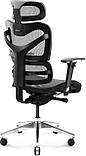 Офісне крісло для персоналу Diablo Chairs V-Commander Black/Grey, фото 5