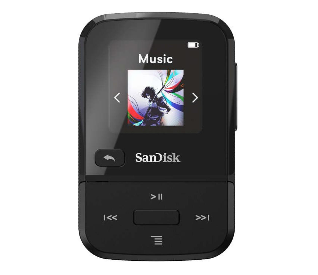 Компактний MP3 плеєр Sandisk Clip Sport Go 32GB Black (SDMX30-032G-G46K)