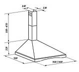 Витяжка купольна VDB Inka 50 Olcha Miodowa, фото 3