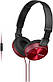 Навушники без мікрофону Sony MDR-ZX310 Red (MDRZX310R.AE), фото 3
