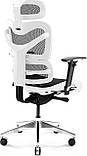 Офісне крісло для персоналу Diablo Chairs V-Commander White/Black, фото 4