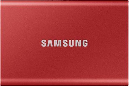 SSD накопичувач Samsung T7 1 TB Red (MU-PC1T0R/WW)