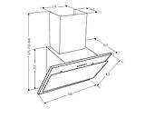 Витяжка похила Akpo WK-4 Juno Eco 60 Black, фото 2