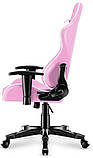 Комп'ютерне крісло для дітей Huzaro Ranger 6.0 Eco-Skin Pink, фото 4