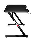 Геймерський ігровий стіл Huzaro Hero 2.5 Black, фото 6