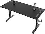 Геймерський ігровий стіл Ultradesk MOMENTUM (UDESK-MM-BK), фото 3