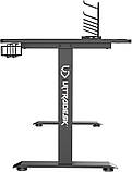 Геймерський ігровий стіл Ultradesk MOMENTUM (UDESK-MM-BK), фото 5