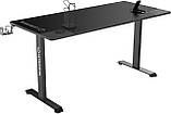 Геймерський ігровий стіл Ultradesk MOMENTUM (UDESK-MM-BK), фото 6