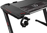 Геймерський ігровий стіл Ultradesk Rocket (UDESK-RT-BB), фото 9