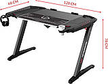 Геймерський ігровий стіл Ultradesk Rocket (UDESK-RT-BB), фото 10