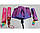 Жіноча парасолька напівавтомат Антивітер 3 складання Universal, фото 7