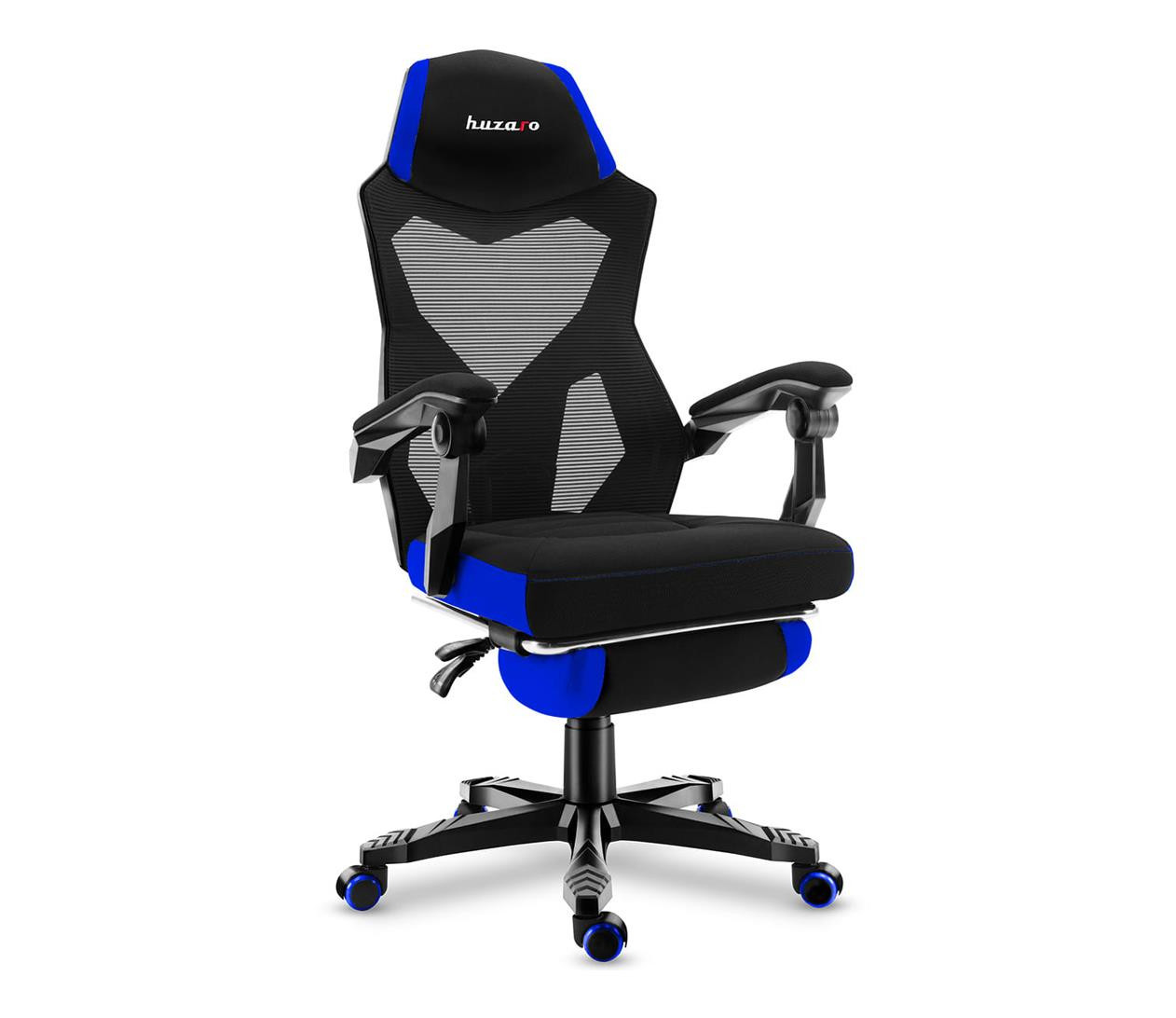 Комп'ютерне крісло для геймера Huzaro Combat 3.0 black-blue