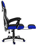 Комп'ютерне крісло для геймера Huzaro Combat 3.0 black-blue, фото 7