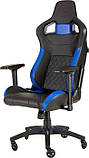 Комп'ютерне крісло для геймера Corsair T1 Race black/blue (CF-9010014-WW), фото 5